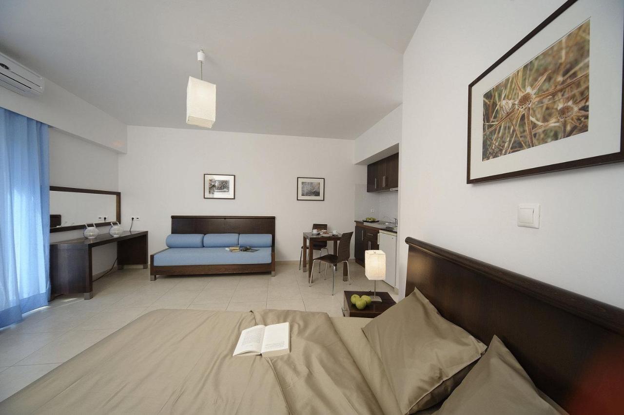 Glaros Hotel Apartment Agia Galini Habitación foto
